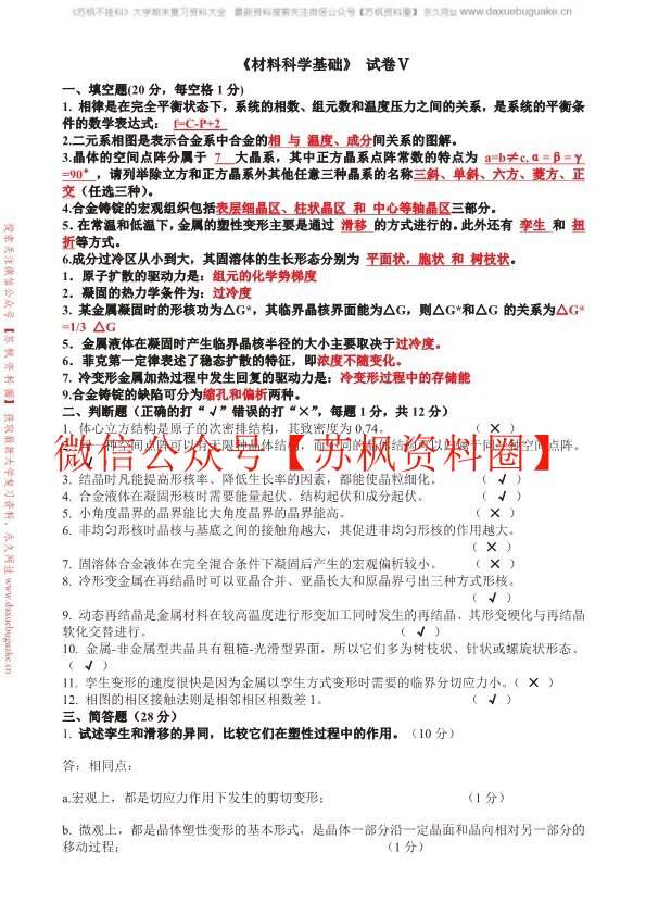 材料与科学基础